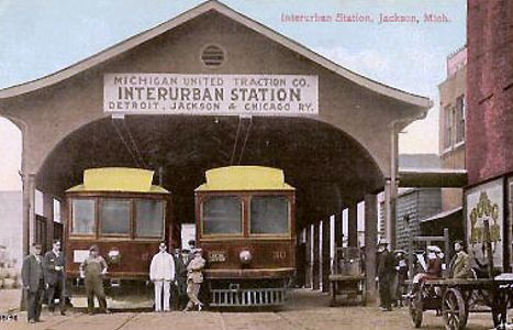 Michigan United Traction Co. Station in Jackson, MI